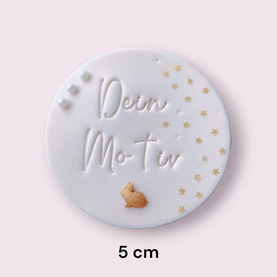 Einzelne personalisierte Cookies 5 cm (Bestelleinheit 20 Stück)