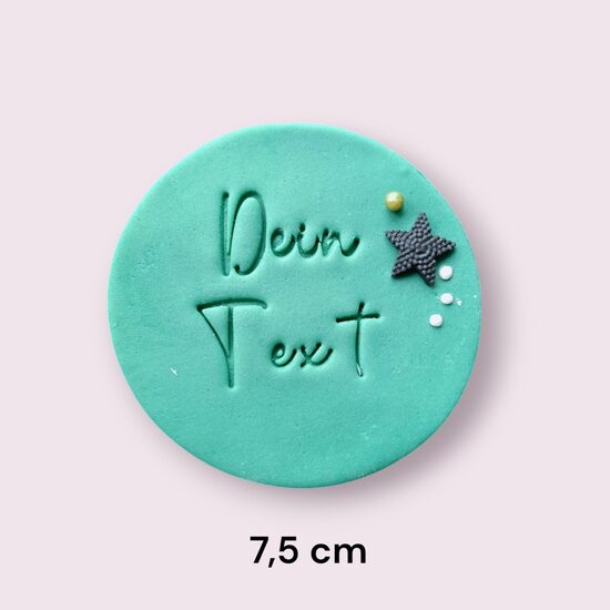 Einzelne personalisierte Cookies 7,5 cm (Bestelleinheit 8 Stück)