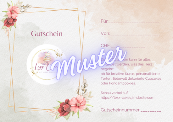 Gutschein Lexx Cakes